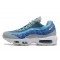 Uomo Air Max 95 TT Blu Grigio Bianco CW7992-001 Scarpe Da Ginnastica