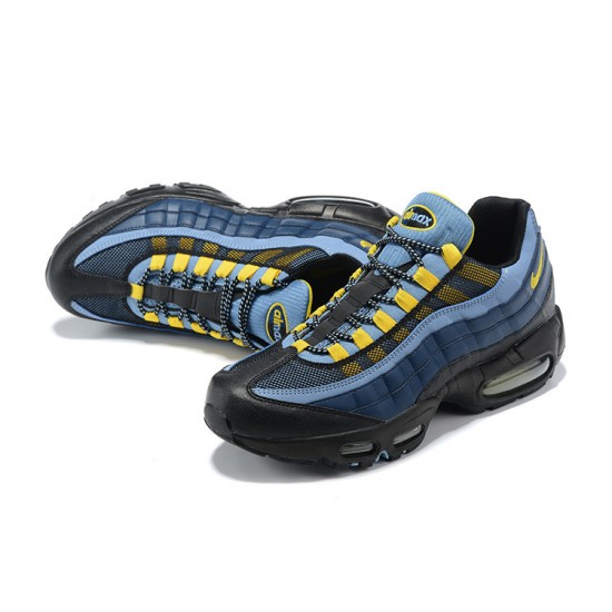 Uomo Air Max 95 TT Blu Giallo Scarpe Da Ginnastica 