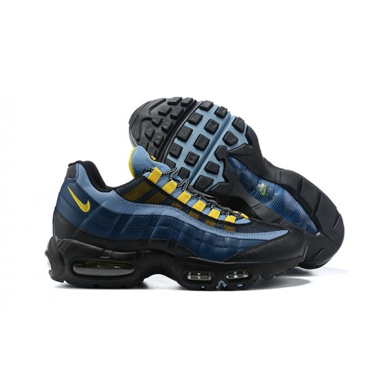 Uomo Air Max 95 TT Blu Giallo Scarpe Da Ginnastica 