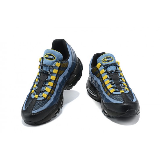 Uomo Air Max 95 TT Blu Giallo Scarpe Da Ginnastica 