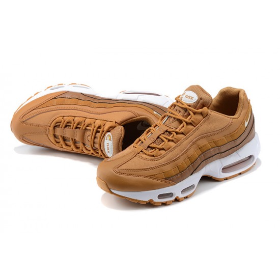 Uomo Air Max 95 TT Marrone and Bianco Scarpe Da Ginnastica 