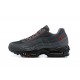 Uomo Air Max 95 TT Grigio Rosso and Nero Scarpe Da Ginnastica