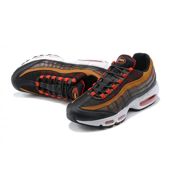 Uomo Air Max 95 TT Grigio Rosso and Marrone Scarpe Da Ginnastica 