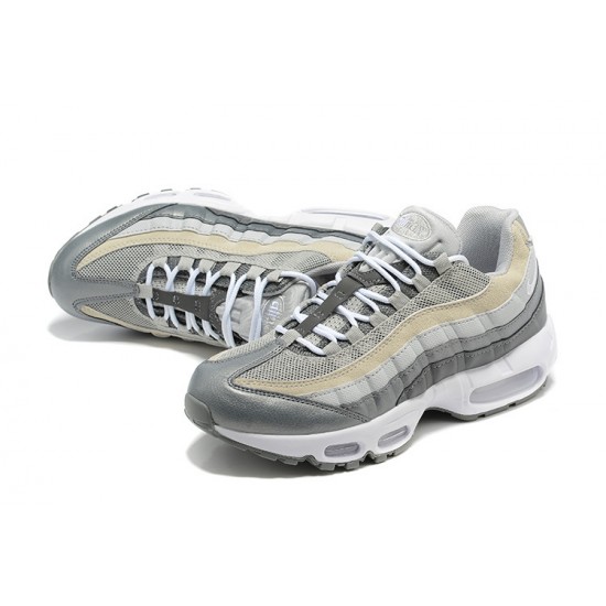 Uomo Air Max 95 TT Grigio Bianco DC9844-001 Scarpe Da Ginnastica