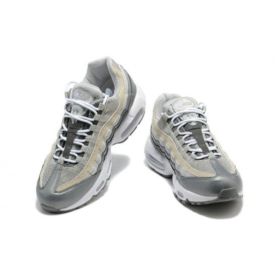 Uomo Air Max 95 TT Grigio Bianco DC9844-001 Scarpe Da Ginnastica