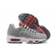 Uomo Air Max 95 TT Grigio Bianco and Rosso Scarpe Da Ginnastica 