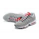 Uomo Air Max 95 TT Grigio Bianco and Rosso Scarpe Da Ginnastica 