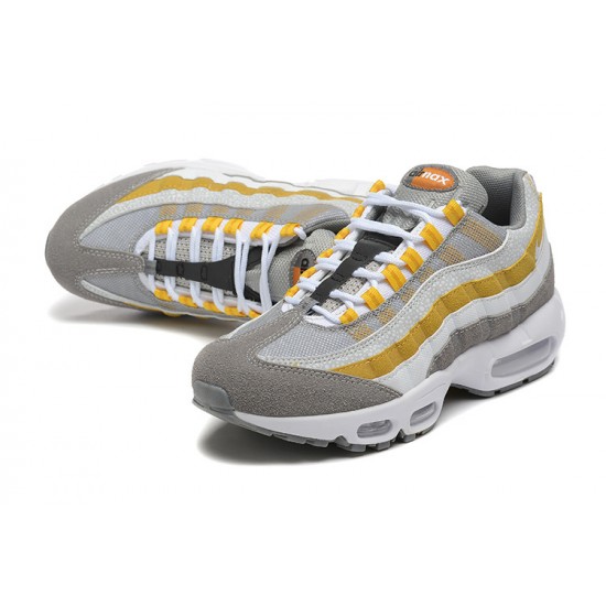 Uomo Air Max 95 TT Grigio Giallo Bianco DM0011-010 Scarpe Da Ginnastica