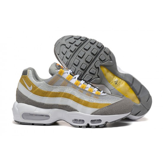 Uomo Air Max 95 TT Grigio Giallo Bianco DM0011-010 Scarpe Da Ginnastica