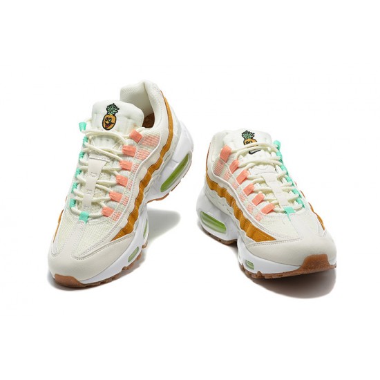 Uomo Air Max 95 TT Bianco  Verde Marrone CZ0154-100 Scarpe Da Ginnastica