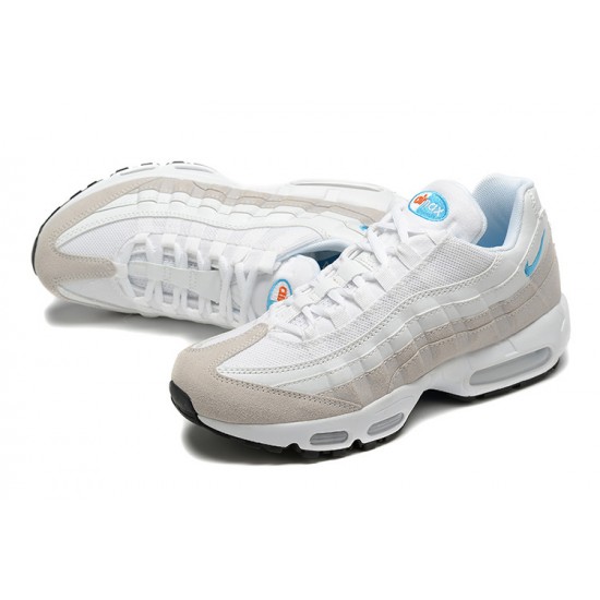 Uomo Air Max 95 TT Bianco Blu DJ9981-100 Scarpe Da Ginnastica