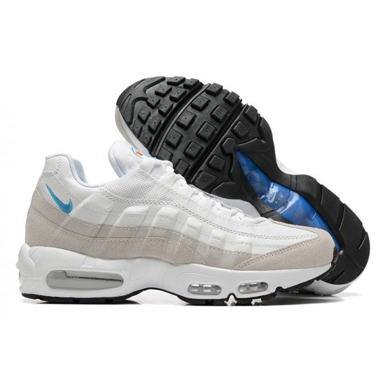 Uomo Air Max 95 TT Bianco Blu DJ9981-100 Scarpe Da Ginnastica