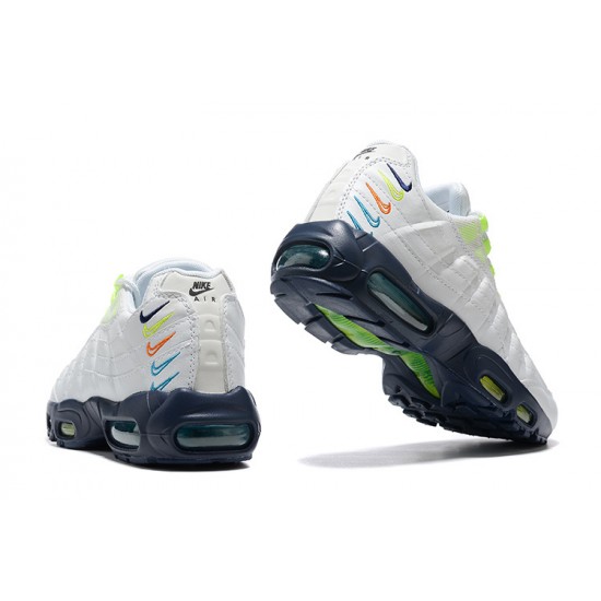 Uomo Air Max 95 TT Bianco Blu DX1819-100 Scarpe Da Ginnastica