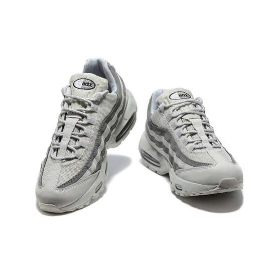 Uomo Air Max 95 TT Bianco Grigio DX2657-002 Scarpe Da Ginnastica