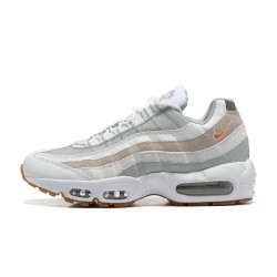 Uomo Air Max 95 TT Bianco Grigio and Arancione DM0011-100  Scarpe Da Ginnastica