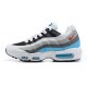 Uomo Air Max 95 TT Bianco Rosso Nero CV6971-100 Scarpe Da Ginnastica