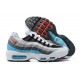 Uomo Air Max 95 TT Bianco Rosso Nero CV6971-100 Scarpe Da Ginnastica