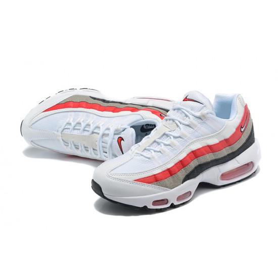 Uomo Air Max 95 TT Bianco Rosso DQ3430-001 Scarpe Da Ginnastica