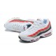 Uomo Air Max 95 TT Bianco Rosso DQ3430-001 Scarpe Da Ginnastica