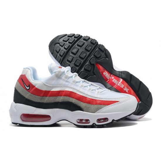 Uomo Air Max 95 TT Bianco Rosso DQ3430-001 Scarpe Da Ginnastica