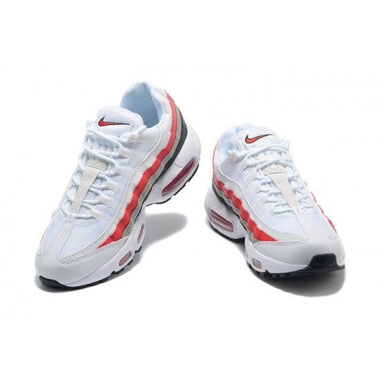 Uomo Air Max 95 TT Bianco Rosso DQ3430-001 Scarpe Da Ginnastica