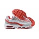 Uomo Air Max 95 TT Bianco Rosso and Grigio Scarpe Da Ginnastica