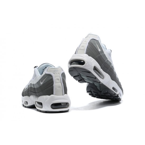 Uomo Air Max 95 TT Bianco and Grigio Scarpe Da Ginnastica