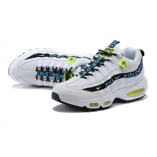 Uomo Air Max 95 TT Worldwide Pack Bianco Nero CT0248-100 Scarpe Da Ginnastica