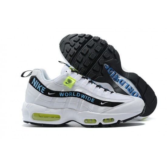 Uomo Air Max 95 TT Worldwide Pack Bianco Nero CT0248-100 Scarpe Da Ginnastica