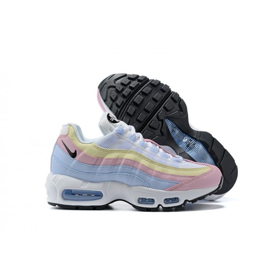 Donna Air Max 95 TT Blu Giallo Rosa Scarpe Da Ginnastica