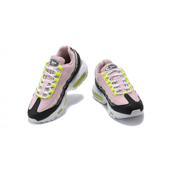 Donna Air Max 95 TT Rosa Nero Bianco Scarpe Da Ginnastica