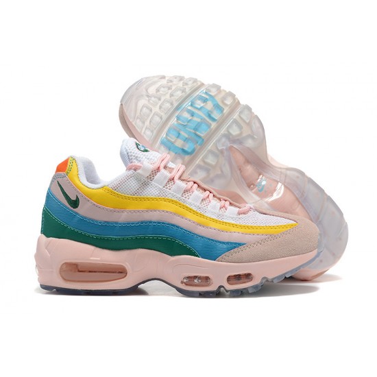 Donna Air Max 95 TT Giallo Rosa Bianco DQ9323-200 Scarpe Da Ginnastica