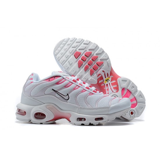 Donna Air Max Plus Tn Rosa Bianco 852630-106 Scarpe Da Ginnastica