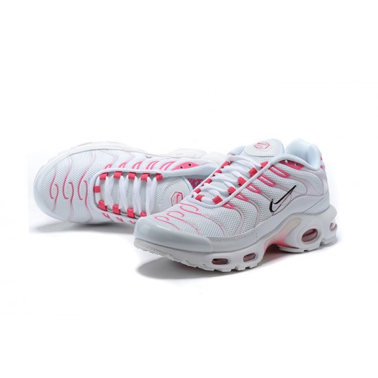 Donna Air Max Plus Tn Rosa Bianco 852630-106 Scarpe Da Ginnastica