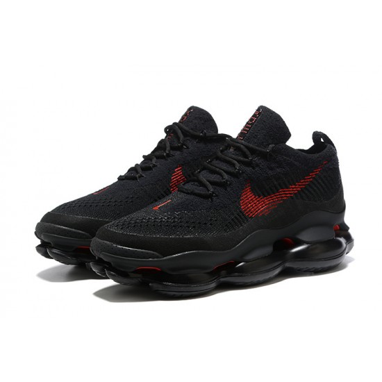 Uomo Air Max Scorpion Nero and Rosso Scarpe Da Ginnastica 