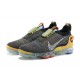 Donna/Uomo Air VaporMax 2020 Flyknit Grigio Giallo CJ6740-002 Scarpe Da Ginnastica