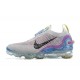 Donna/Uomo Air VaporMax 2020 Flyknit Bianco Purpl CJ6740-001 Scarpe Da Ginnasticae