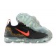 Donna/Uomo Air VaporMax 2021 Flyknit Nero Rosso Scarpe Da Ginnastica