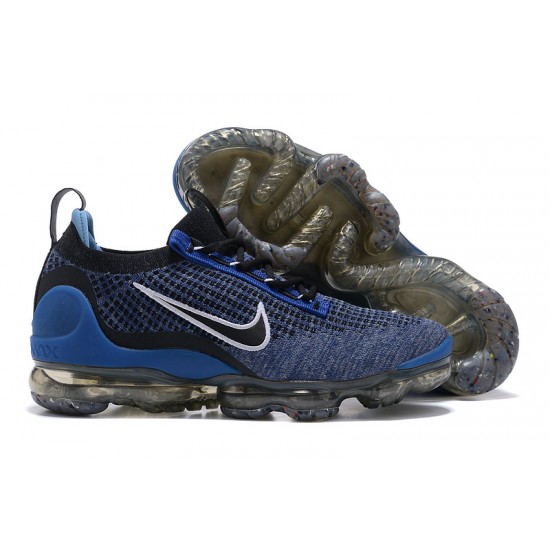 Donna/Uomo Air VaporMax 2021 Flyknit Blu Grigio DH4086-400 Scarpe Da Ginnastica