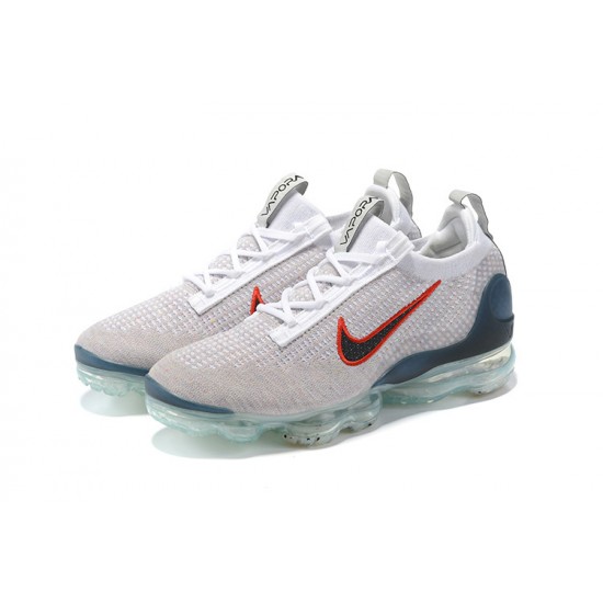 Donna/Uomo Air VaporMax 2021 Flyknit Blu Rosso DC9454-100 Scarpe Da Ginnastica