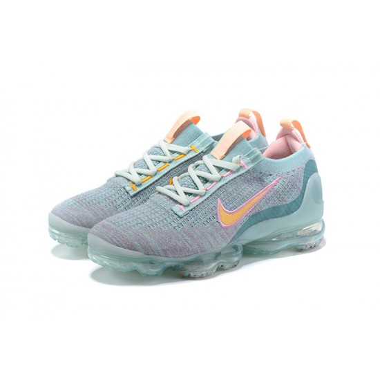 Donna/Uomo Air VaporMax 2021 Flyknit Verde Rosa DH4088-300 Scarpe Da Ginnastica