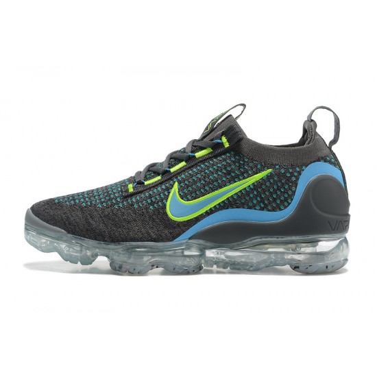 Donna/Uomo Air VaporMax 2021 Flyknit Grigio Blu DB1550-001 Scarpe Da Ginnastica