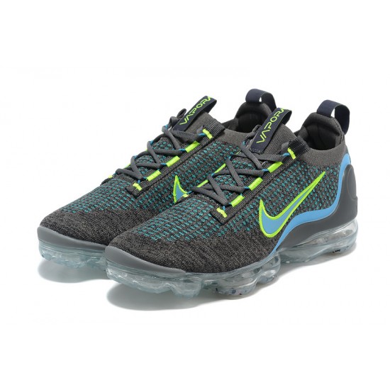 Donna/Uomo Air VaporMax 2021 Flyknit Grigio Blu DB1550-001 Scarpe Da Ginnastica