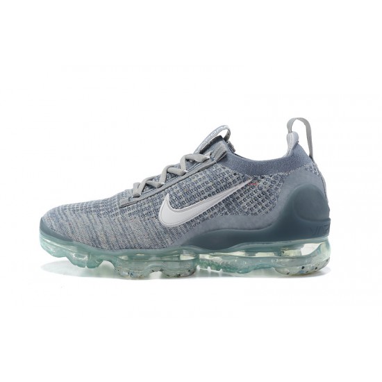 Donna/Uomo Air VaporMax 2021 Flyknit Grigio Blu DH4084-400 Scarpe Da Ginnastica