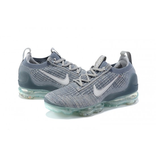 Donna/Uomo Air VaporMax 2021 Flyknit Grigio Blu DH4084-400 Scarpe Da Ginnastica