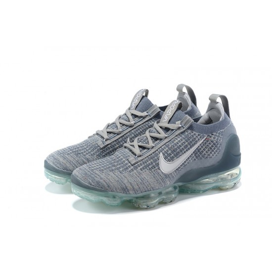 Donna/Uomo Air VaporMax 2021 Flyknit Grigio Blu DH4084-400 Scarpe Da Ginnastica