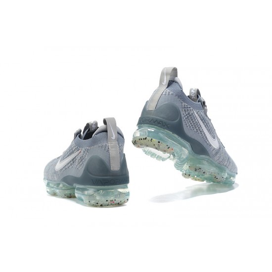 Donna/Uomo Air VaporMax 2021 Flyknit Grigio Blu DH4084-400 Scarpe Da Ginnastica