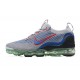 Donna/Uomo Air VaporMax 2021 Flyknit Grigio Blu DX3368-700 Scarpe Da Ginnastica