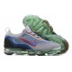 Donna/Uomo Air VaporMax 2021 Flyknit Grigio Blu DX3368-700 Scarpe Da Ginnastica