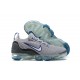 Donna/Uomo Air VaporMax 2021 Flyknit Grigio Blu Scarpe Da Ginnastica